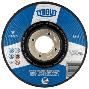 Grinding disc 4.5'' TYROLIT STD 115x6.0x22.3