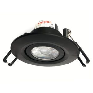 Tronic Downlighter LED 3 Watts Warm White Black Colour