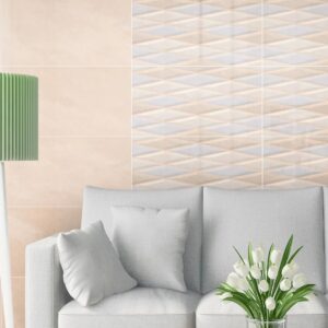 SAMCA WALL X - Vento Lux Shiny Ceramic Wall Tile - 600 x 300mm