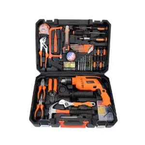 Generic 102pcs Household Repair Hand Tools & Electric Drill Kit