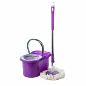 TBP Mop Bucket Spinner Set - Multicolor - Green Blue Purple 1367 Pack of 24
