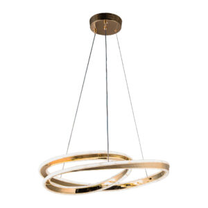 Tronic Golden Infinity Oval Pendant Light – 120W LED