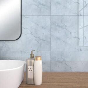 CTM Rock Dark Shiny Ceramic Wall Tile - 300 x 600mm