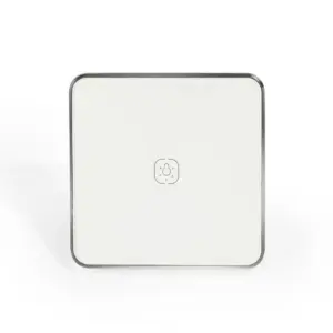 Tuya Smartlife WiFi Touch Switch Frame 1 Gang Silver
