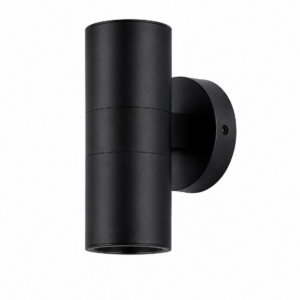 Africab LED Wall Light Up & Down 2×GU10 Black Aluminium