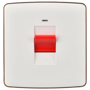 Africab Da Series Switches & Socket 45Ad.P. Switch With Neon