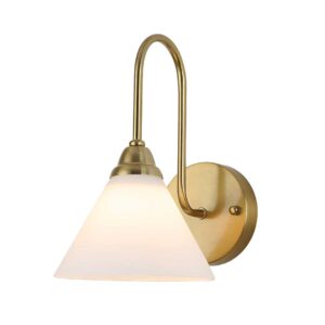 Tronic Cone-Shaped Frosted Glass Wall Lamp