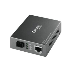 TP-Link Omada Omada 10/100 Mbps RJ45 to 100 Mbps Single-mode SC WDM Bi-Directional Fiber Converter
PORT: 1× 100Mbps SC Port, 1× 10/100M RJ45 Port (Auto MDI/MDIX)
SPEC: Full-duplex, Tx:1550 nm, Rx:1310 nm, Up to 20 km, Chassis MC1400 Rack-mountable