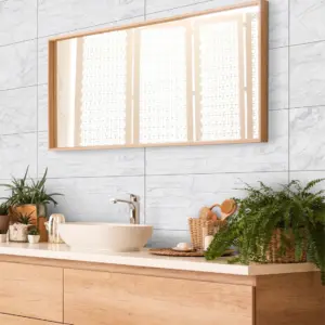 CTM South Africa Siena Ivory Pattern Look Matt Décor Ceramic Wall Tile 300 x 600mm