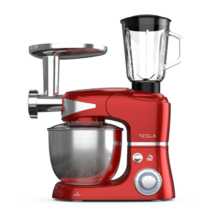 TESLA 3 in 1 Kitchen Robot Red metalic