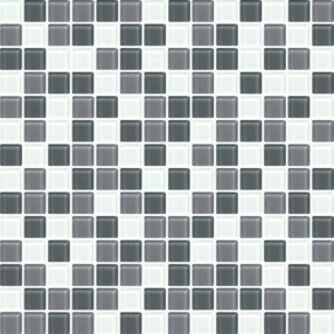 Imex Crystal Black Glass Mosaic - 300 x 300mm