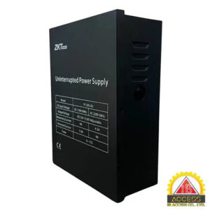 ZKTeco Power Supply with Battery Leads
Input: 220V AC
Output: 12V DC, Momentry Current:5A, Persistent Current:4A
12V 7Ah battery not included