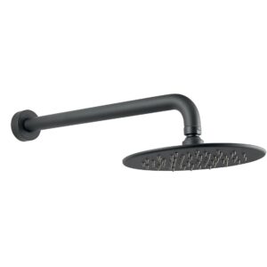 Tivoli Kevon Black Ultra-Thin Shower Arm - 200mm