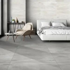 CTM South Africa Ironstone Grey EcoTec Matt Glazed Porcelain Floor Tile - 1200 x 600mm
