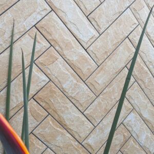 Mika Beige Ceramic Wall Cladding - 95 x 300mm