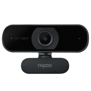 Rapoo 1080P Webcam with Microphone, USB,  95° Wide/Angle Lens, 1 Year Warranty