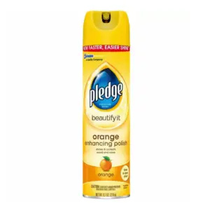 Pledge Wood Cleans Polish with Orange 300ml (pack of 4pcs)
