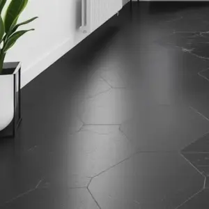 CTM South Africa X - Hexa Kanya Anthraci Porcelain Floor Tile - 258 x 290 mm