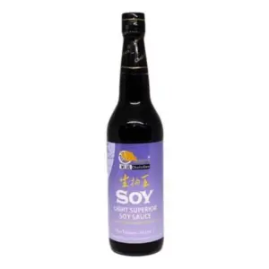 Chain Kwo Light Superior Soy Sauce 623ml x 12 Bottles A1-008 (Pack of 2)