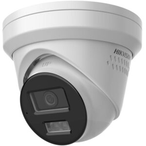 Hikvision 6MP ColorVU Dome with Strobe Light And Audible Warning 1/2.4" Progressive Scan CMOS;Color: 0.001 Lux @ (F1.0, AGC ON),B/W: 0 Lux with IR;Up to 30 m; 50Hz: 20 fps (3200 × 1800, 120dB WDR, IP67, Built-in Mic, Built-in memory card slot- up to 512 GB;IP67, 3 Year Warranty