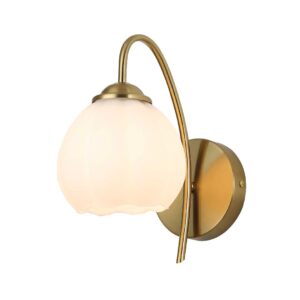 Tronic Graceful Swan-Neck Tulip Wall Light