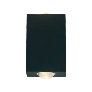 Tronic Black Rectangular Wall Light