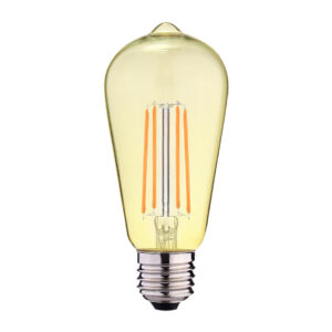 Tronic Amber LED Filament Bulb – 8W, Warm White 2500K (E27)