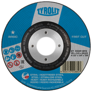 Grinding disc 6'' TYROLIT STD (150x6x22.23)