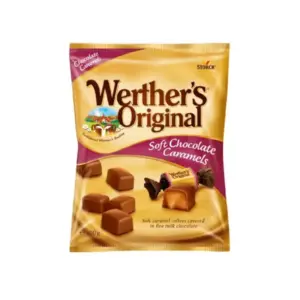 Storck Werthers's Original Chocolate Covered Soft Caramels 100g (Pack of 12pcs)