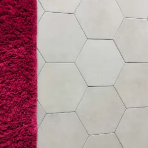 CTM South Africa X - Hexa Murray White Porcelain Floor Tile - 258 x 290 mm