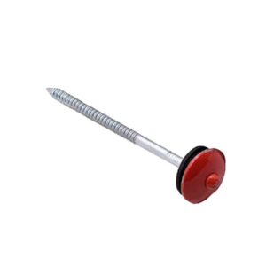 JENGA NAIL IT5-3INCH Roofing Nails Colored Cap B/Red-SCREW (BM7) (0.6kg)