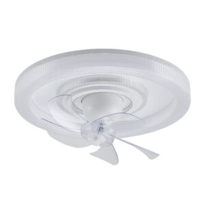 Tronic Ceiling Light Fan – Transparent Blade, 480x140mm