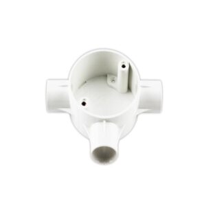 Tronic Junction Circular Box 3 Way - 25mm