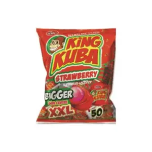 King Kuba Lollipop Strawberry Mega Mix XXL KKLSMM-XXL (12 Packs x 50)