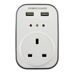 Tronic Power Guard with 2 USB Ports 13Amps