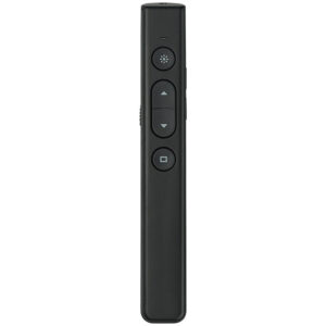 Rapoo 2.4GHz Wireless Presenter Black, Laser, Page-up key, page-down key, hyperlink key, Rechargeable Lithium Battery, 1 Year Warranty