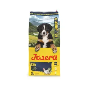 Josera Junior Kids Dog Food 12.5kg with Omega 3, Gluten Free, German Quality, Poultry & Rice