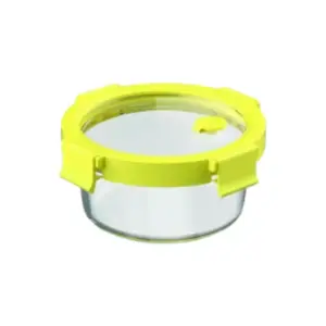 Ocean Rego Food Container Box, Round, Yellow Fizz 400ml 4GP004C014C02