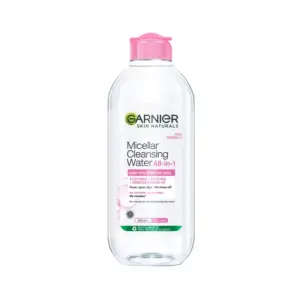 Garnier Micellar Cleansing Water All-in-one Pink 400ml (Pack of 6pcs)