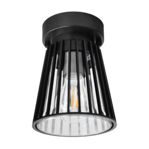 Tronic Modern Outdoor Ceiling Light – E27 IP44 Black