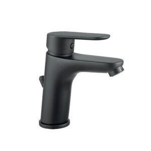 Tivoli Kevon Black Eco Stop Basin Mixer