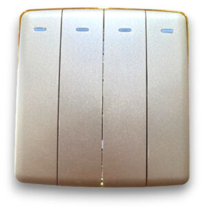 Africab Da Series Switches & Socket 4 Gang 2 Way