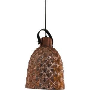 Africab Hanging Light E27 Glass Rose Gold