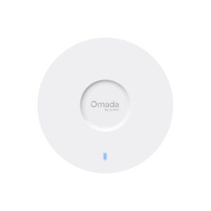 TP-Link Omada AX3000 Ceiling Mount Dual-Band Wi-Fi 6 Access Point
PORT:1× Gigabit RJ45 Port
SPEED:574Mbps at 2.4 GHz + 2402 Mbps at 5 GHz
FEATURE: 802.3at POE and 12V DC (Power Adapter is not included), 3×Internal Antennas(One of the antennas is an auxiliary antenna for the 5G frequency band, which enhances coverage capability), 160MHz Supported, MU-MIMO, Seamless Roaming, Band Steering, Beamforming, Load Balance, Airtime Fairness, Centralized Management by Omada SDN Controller, Omada App