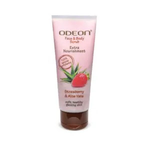 Odeon Shower Gel Strawberry & Aloe Vera Moisturizing Body Wash for Gentle Daily Cleansing, Refreshes & Hydrates Skin, Suitable for All Skin Types 1L