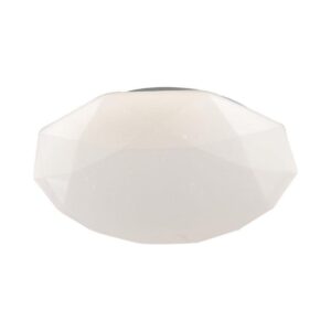 Tronic White Crystal Diamond Geometric Tri Colour LED Light