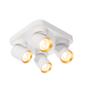 Tronic Wall Lamp Spot Light round 4 Heads White