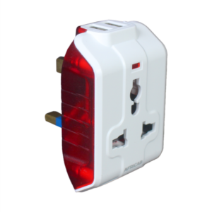 Africab Multi Plug 13A With Neon & 2Usb M322Ul