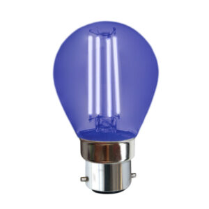 Tronic LED Filament G45 Bulb B22 Blue