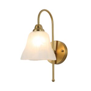 Tronic Curved Bell Frosted Wall Light